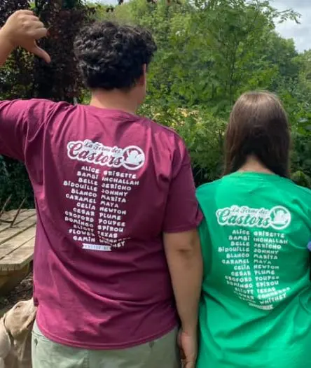 T-Shirt Castor Vacances Eté (Réf : TS2023078)