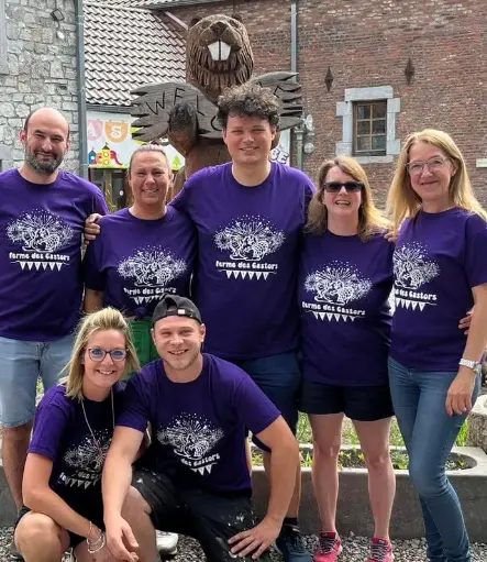 T-Shirt Castor Vacances Eté (Réf : TS20230714)